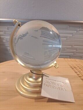 Paper Source Globe Glass Paperweight